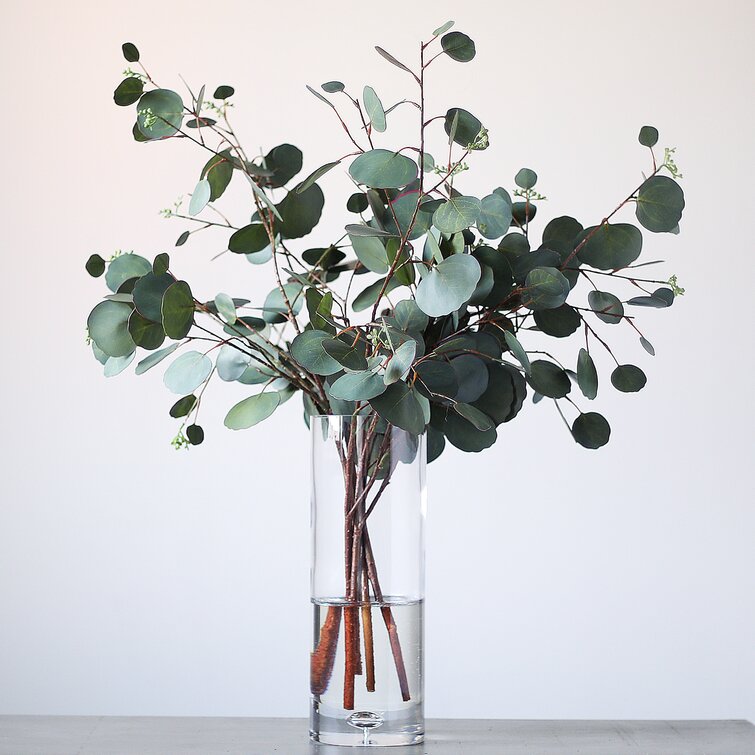 DarbyCreekTrading Silk Eucalyptus Arrangement in Vase - Wayfair Canada